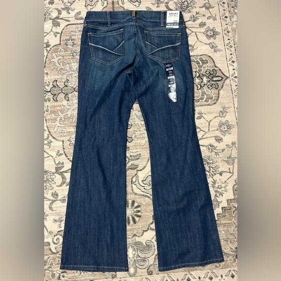NEW Ariat Womens Jeans Size 32R Real Denim Perfect Rise Bootcut Western Rodeo - Picture 2 of 7